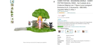 Warner Bros Figura Criaturas Magicas Luna Wizarding World (Harry Potter) por 6,79€