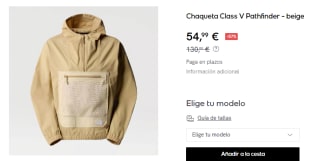 Chaqueta de Mujer The North Face Class V Pathfinder por 54.99€