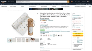 Interbaby Muselina Bambu Bebé por 6€