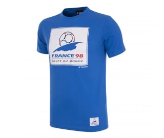 T-shirt Rétro France Coupe du Monde 1998 Bleu à 9,90€