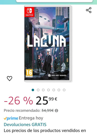 Lacuna Nintendo Switch por 25,99€.