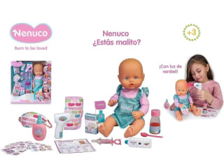 Nenuco- ¿Estás malito?, muñeco bebé con accesorios para ver si está enfermo por 23,69€.