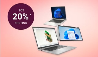 Tot 20% korting op geselecteerde HP notebooks bij Nbb