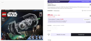 LEGO Star Wars 75347 Bombardero TIE por 37,99€