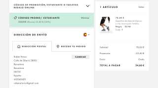 Dunk Low CP2 de Nike por 54,60€