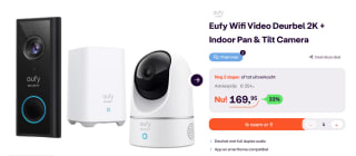 Eufy Wifi Video Deurbel 2K met Indoor Pan & Tilt Camera voor €169,95 bij Ibood
