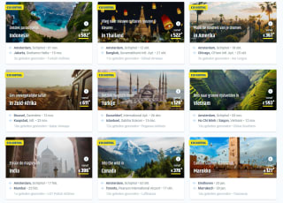 €30 korting op alle verre bestemmingen bij Cheaptickets