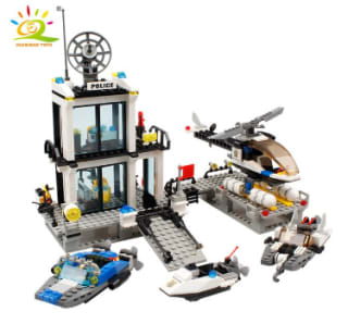 Estación de Policía en bloques de construcción por 22.10€