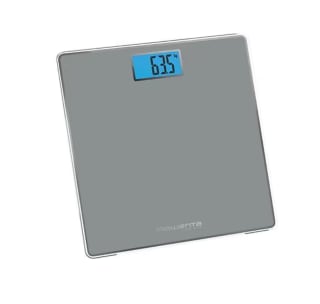 Báscula de baño Rowenta BS1500 LCD 160 kg Apagado y encendido automático Vidrio templado Plata por 10,19€ Desde APP