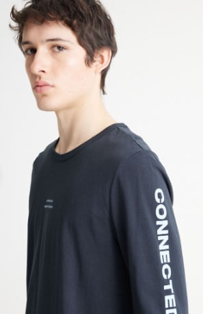Polera Mangal Larga Print Connected por $5.990