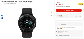 Smartwatch Samsung Galaxy Watch 7 por 198,23€