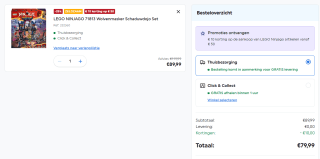 Lego Ninjago Wolf Mask Shadow Dojo (71813) voor €79,99 bij Smyths Toys