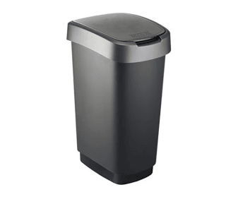 Cubo de basura Rotho Twist de 50L con tapa sin BPA por solo 17,99€