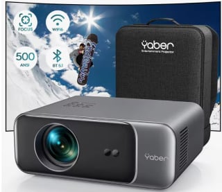 Proyector WiFi Bluetooth, YABER Pro V9 500ANSI por 144,99€