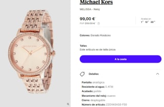 Reloj para Mujer Michael Kors MELISSA por 99€