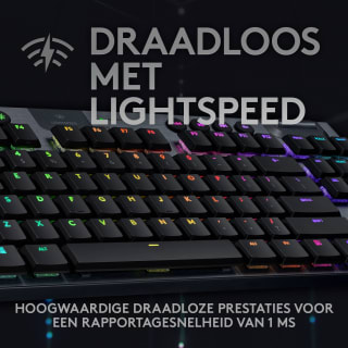 Logitech G915 TKL - Mechanisch Gaming Keyboard voor €117,90 bij Bol.