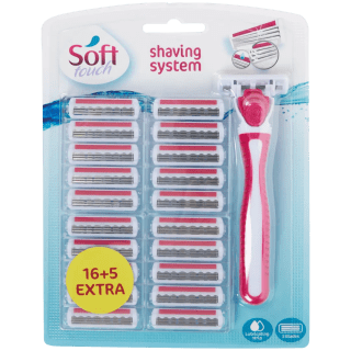 Soft Touch scheermes met 26 mesjes voor €1,99 bij de Action