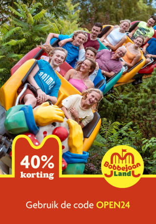 40% korting op tickets voor Bobbejaanland met de code (België)
