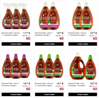 Hasta 60% + 10€ EXTRA descuento productos limpieza grandes marcas precios muy buenos