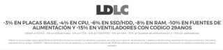 Hasta 15% descuento en tus compras en LDLC