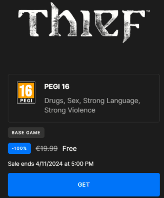 Thief gratis te claimen bij Epic games