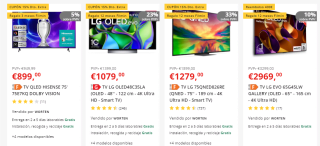 15% EXTRA descuento en televisores en Worten