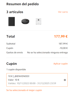 Chollazo en Xiaomi al meter Power Bank productos rebajados mas de la cuenta.