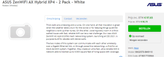 ASUS ZenWiFi AX Hybrid XP4 2-pack voor €97,65