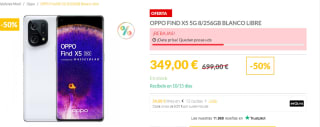 Oppo Find X5 5G 8/256GB por 349€