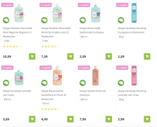 1+1 gratis op Seepje producten