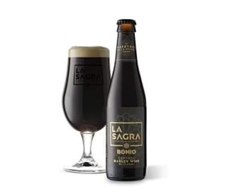 Cerveza La Sagra Bohío estilo Barley Wine Caja 24 botellas de 330 ml por solo 49,35€