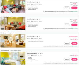 Goedkoop naar Belgische, Nederlandse of Franse Center Parcs parken