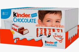 Kinder chocolate 10 paquetes con 8 barrita cada uno por tan solo 15,05€