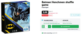 Batman Henchmen shuffle game voor €5 bij Boekenvoordeel