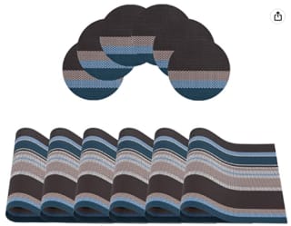 Juego de 6 manteles individuales por 11.80€