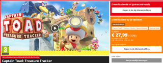 Captain Toad: Treasure Tracker voor €27,99 in de Nintendo eShop