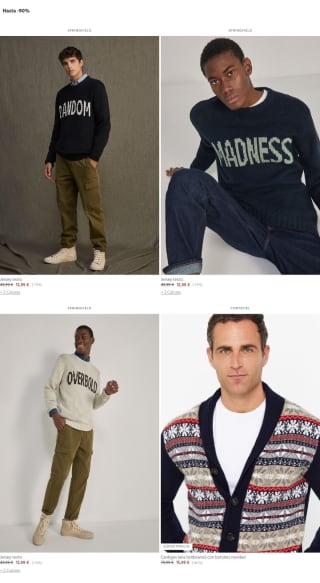 Hasta -90% de Descuento Ellos desde Fifty.