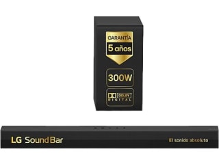 Barra de sonido LG S40T, Bluetooth, 300 W, 2.1 canales con subwoofer, Dolby Digital y DTS por 99€