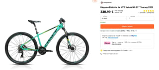 Megamo Bicicleta de MTB Natural 60 29´´ Tourney 2023 por 330,39€