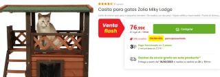 Casita para gatos Zolia Miky por 76,99€