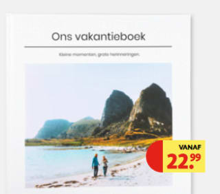 1+1 gratis op alle fotoboeken bij Kruidvat