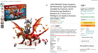 LEGO Brondraak van Beweging voor 108,99 euro