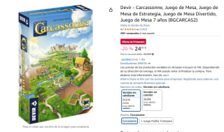 Devir - Carcassonne, Juego de Mesa por 24,01€
