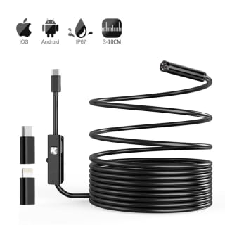 Minicámara endoscópica WiFi impermeable por 11,56€ y cuenta nueva por 7€