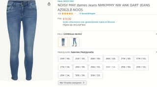 Noisy May skinny jeans voor €12,32 bij Amazon