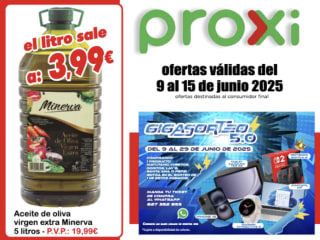 Aceite de Oliva Virgen Extra MINERVA (Mueloliva) 5l. 19,95€ (3,99€/litro)