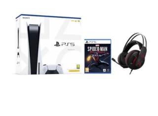 Sony PlayStation 5 + Marvel's Spider-Man Miles Morales + Blackfire BFX-R80 Auriculares por 579€