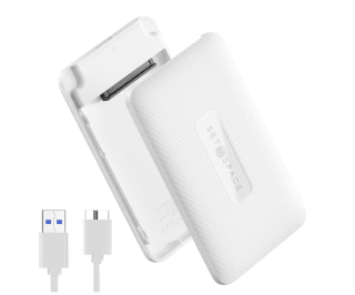 Caja Disco Duro de 2,5" USB 3.0 Micro-B 2.5 SATA Velocidad de transmisión 5 Gbps,7-9,5mm SATA HDD/SSD por 5,99€