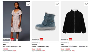 20% extra korting op geselecteerde sale items tot 70% korting bij Zalando(