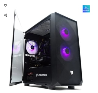 Ordenador PcCom Lite AMD Ryzen 5 5500 / 16GB / 1TBSSD / RX 6600 por 669€